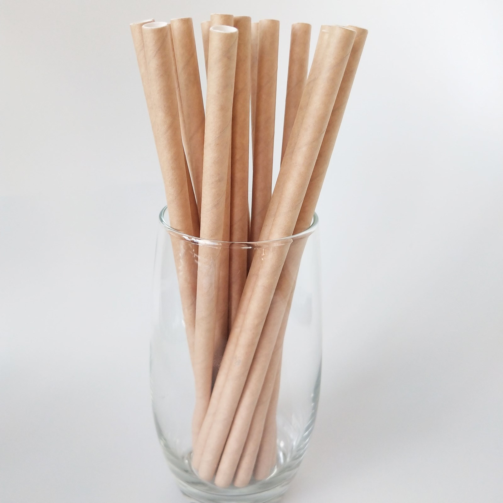 Brown Kraft Giant Paper Drinking Straws