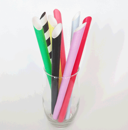 DIAGONAL CUT STRAWS